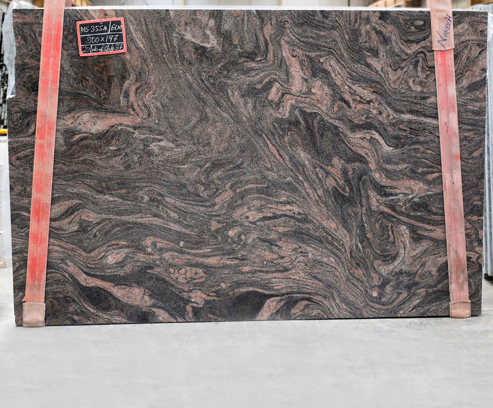 Himalayan blue granite gangsaw slab