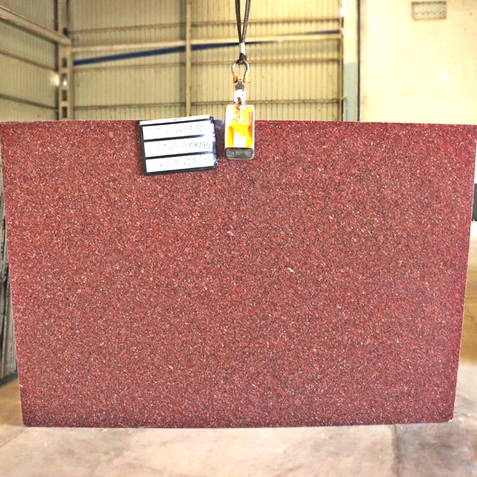 New imperial red granite gangsaw slab