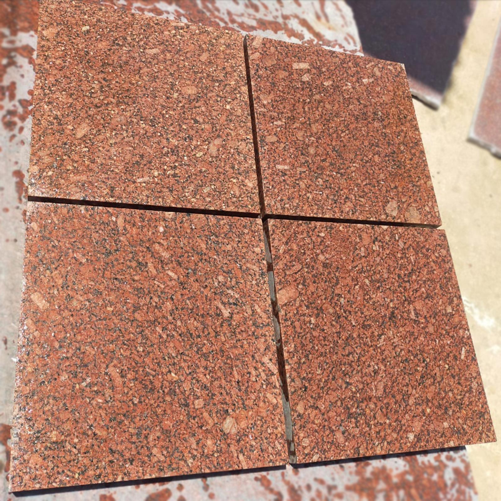 New imperial red granite tiles