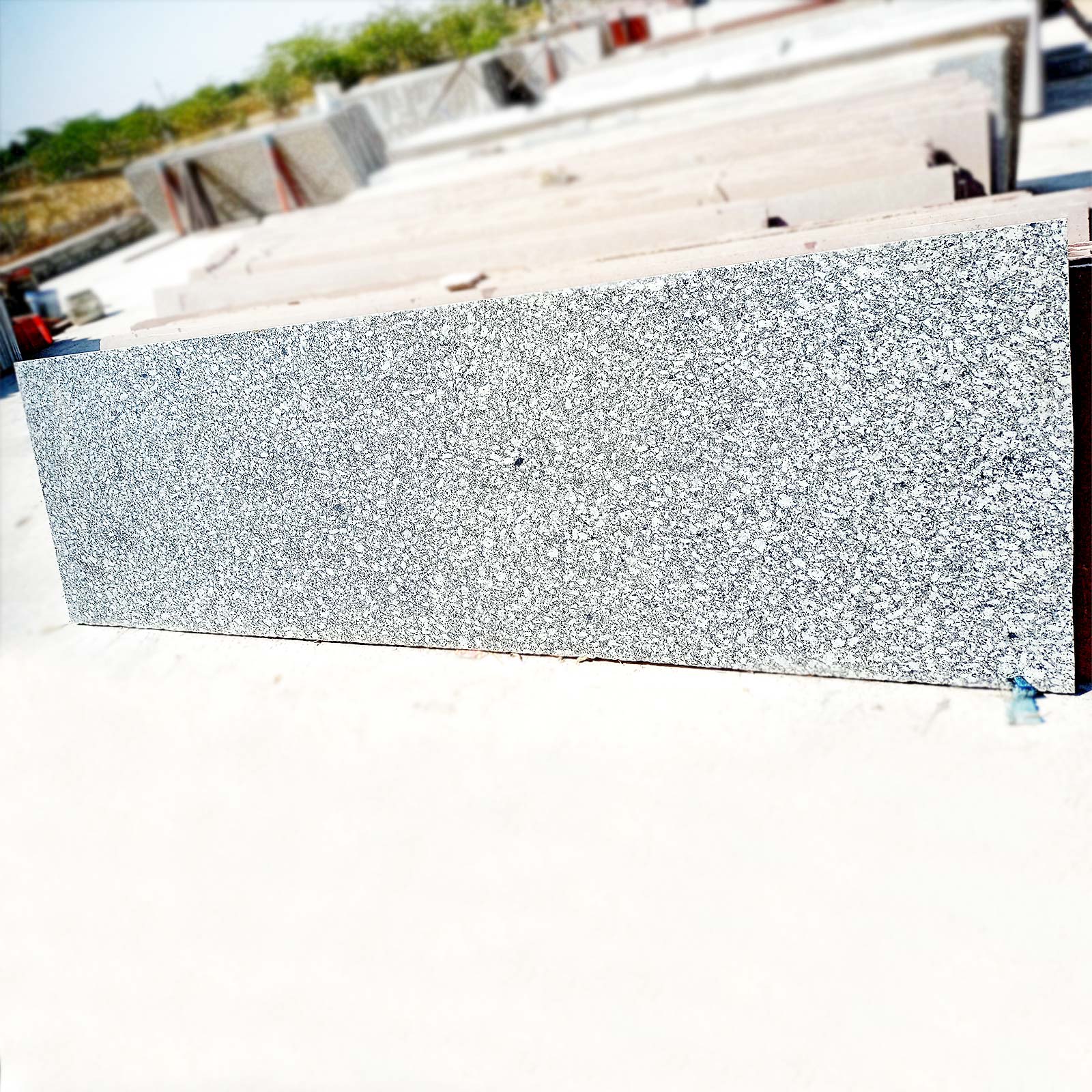 P white granite cutter slabs