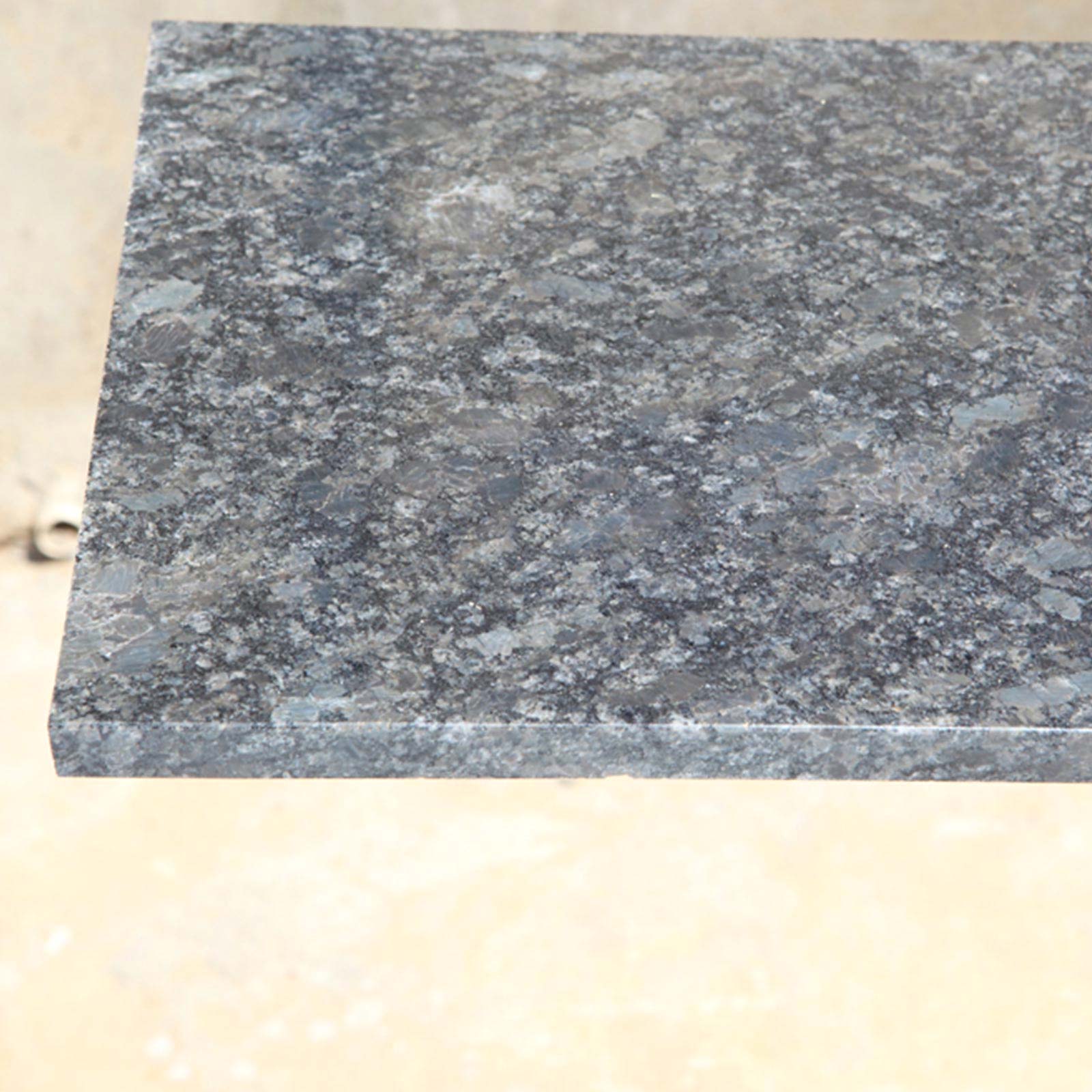 Steel grey granite countertop