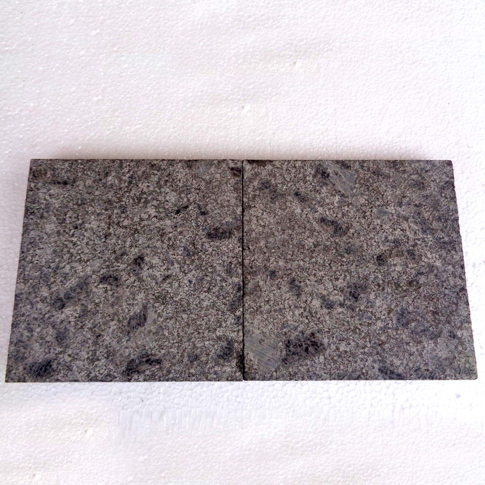 Steel grey granite flamed finish