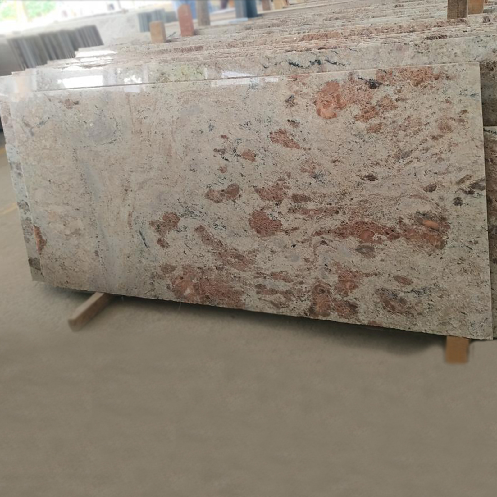 Bahama ivory granite cutter slab