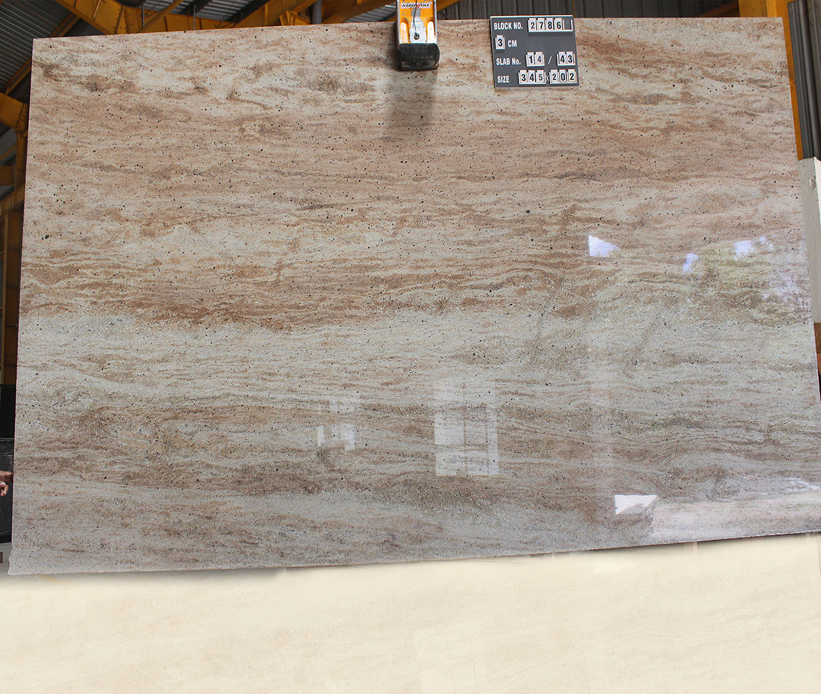 Astoria pink granite gangsaw slab