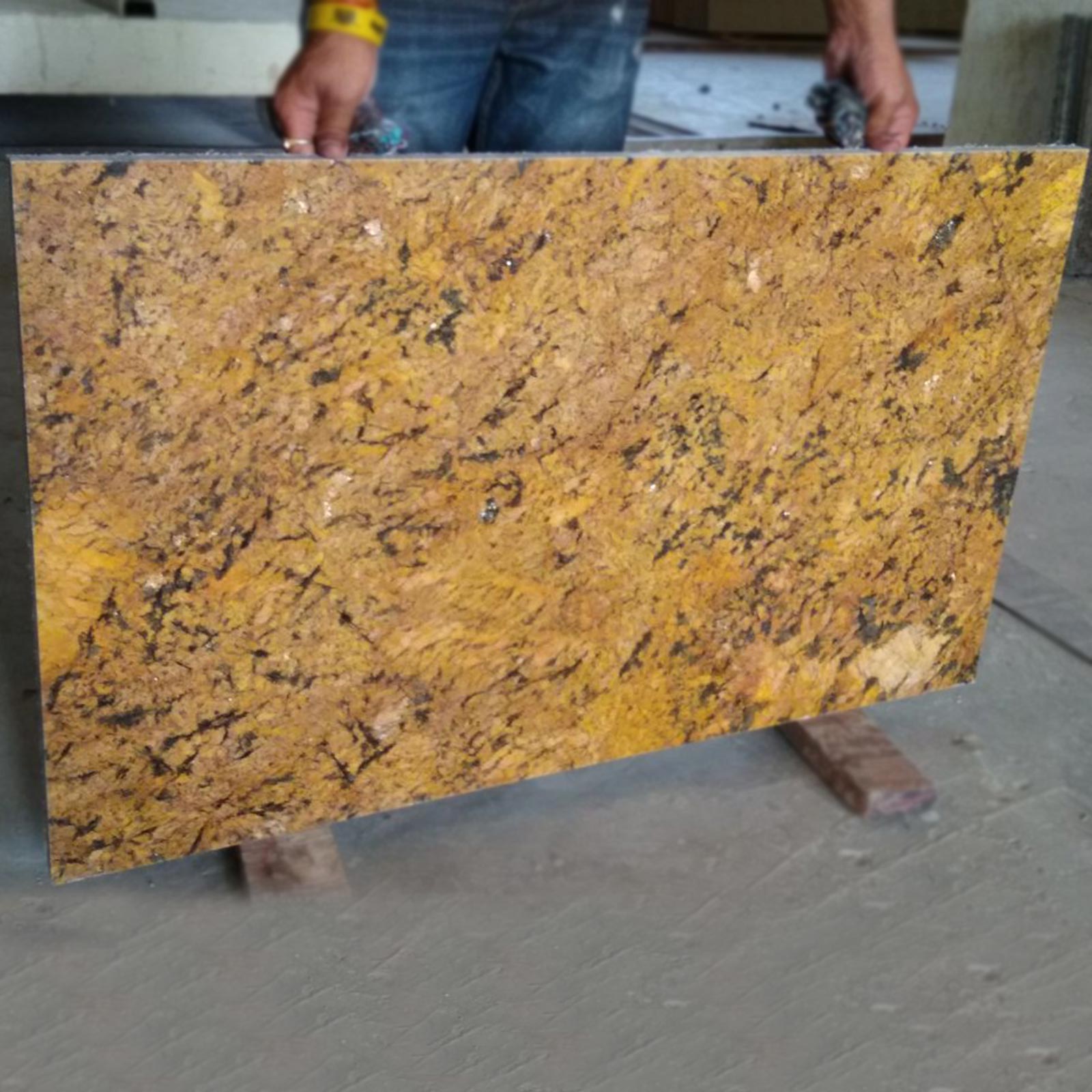 Alaska gold granite countertop