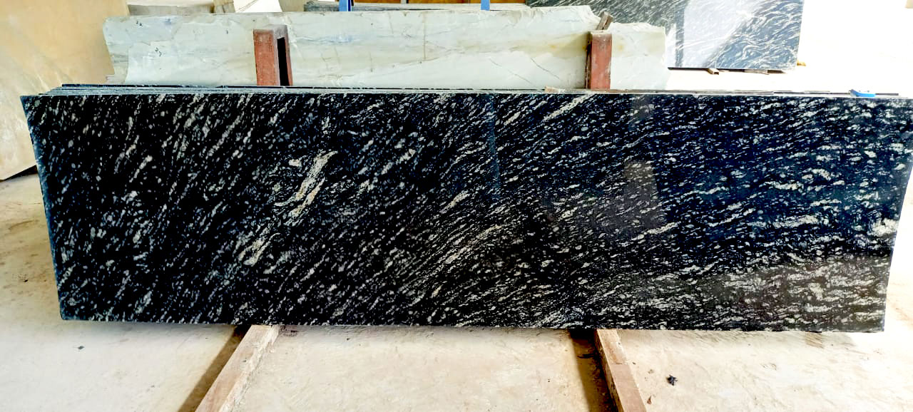 Black marcino granite cutter slabs