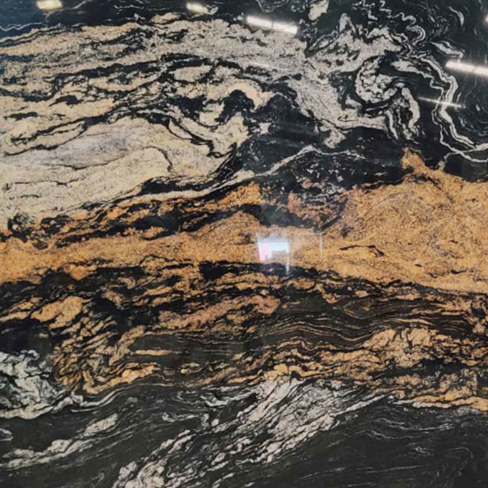 Fusion gold granite