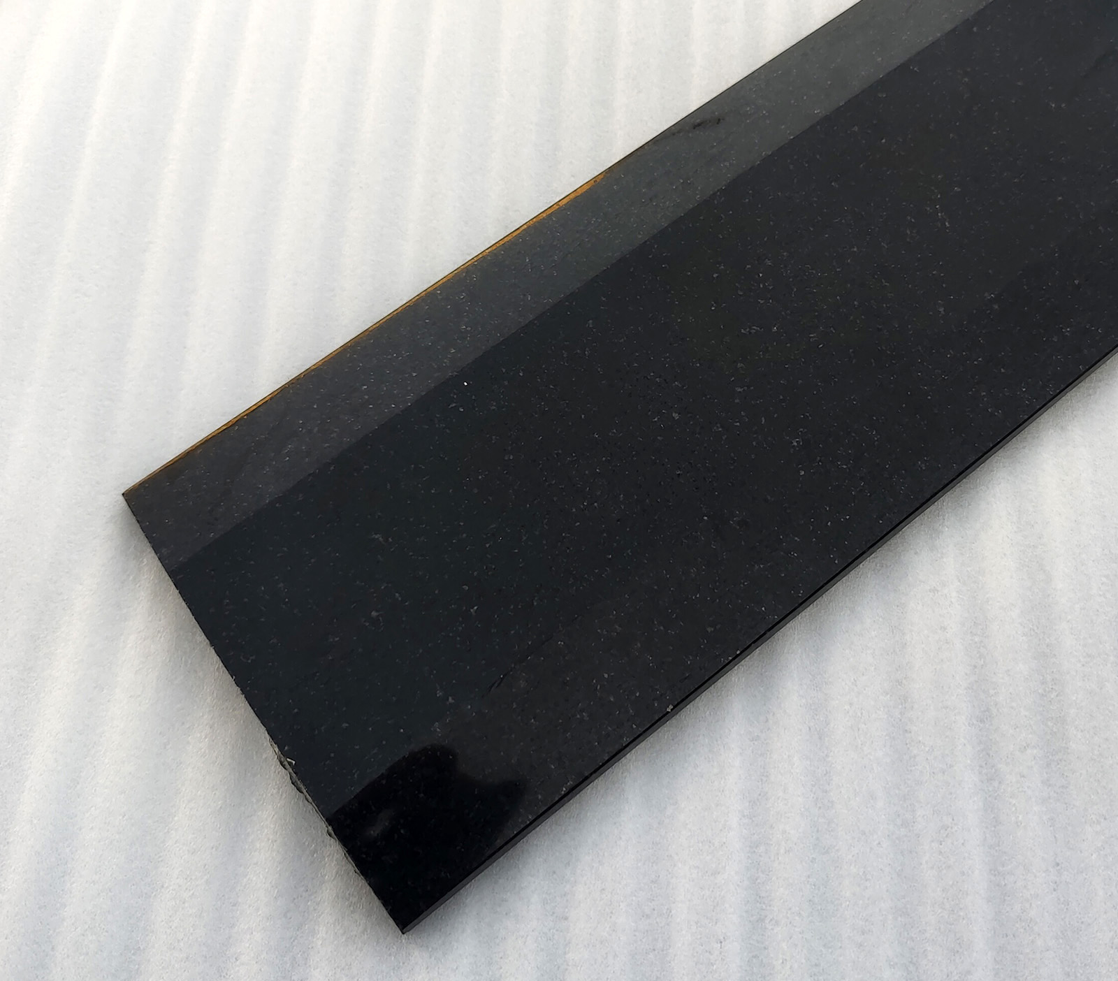 ABS black granite double honed hollywood threshold polished