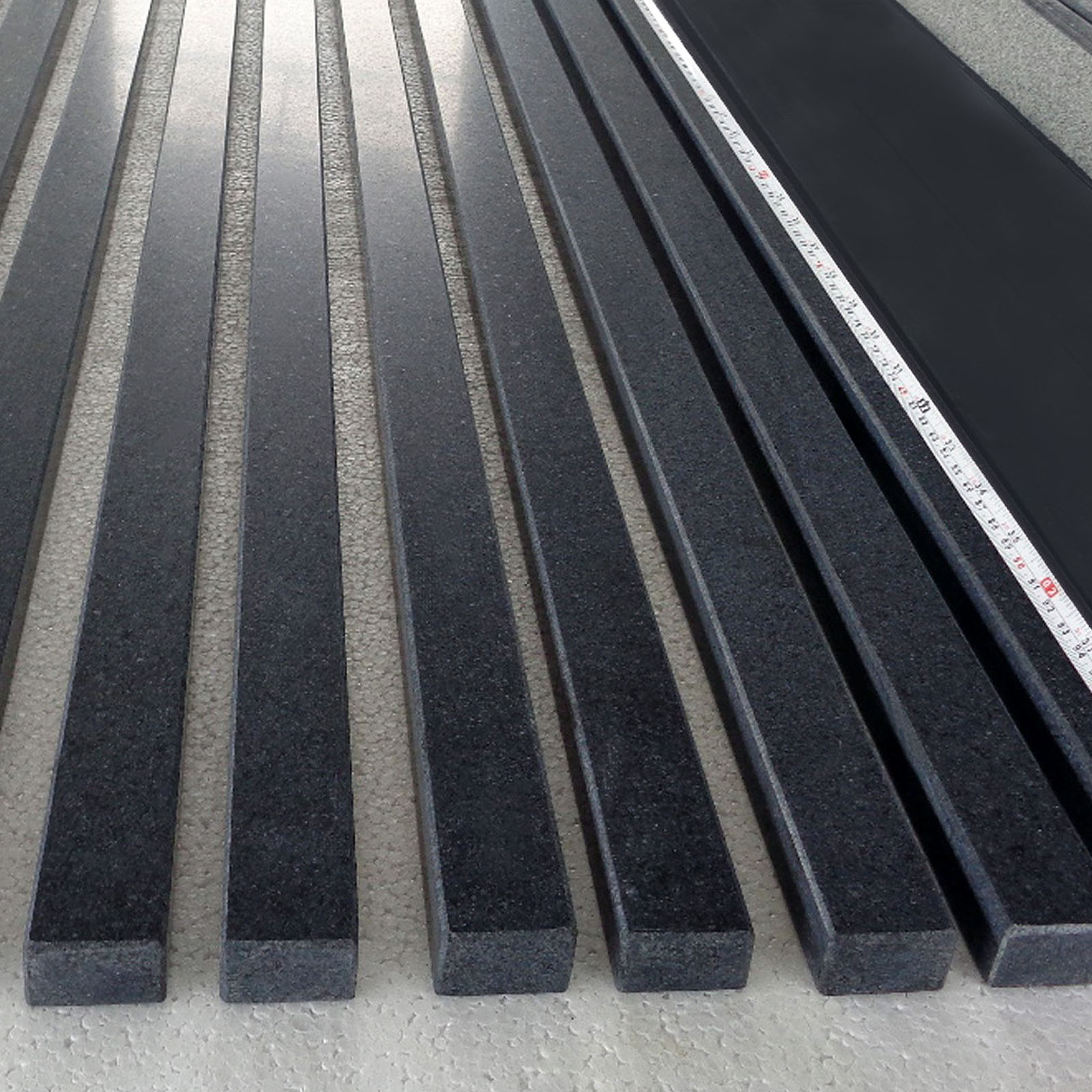 Absolute black granite window sills