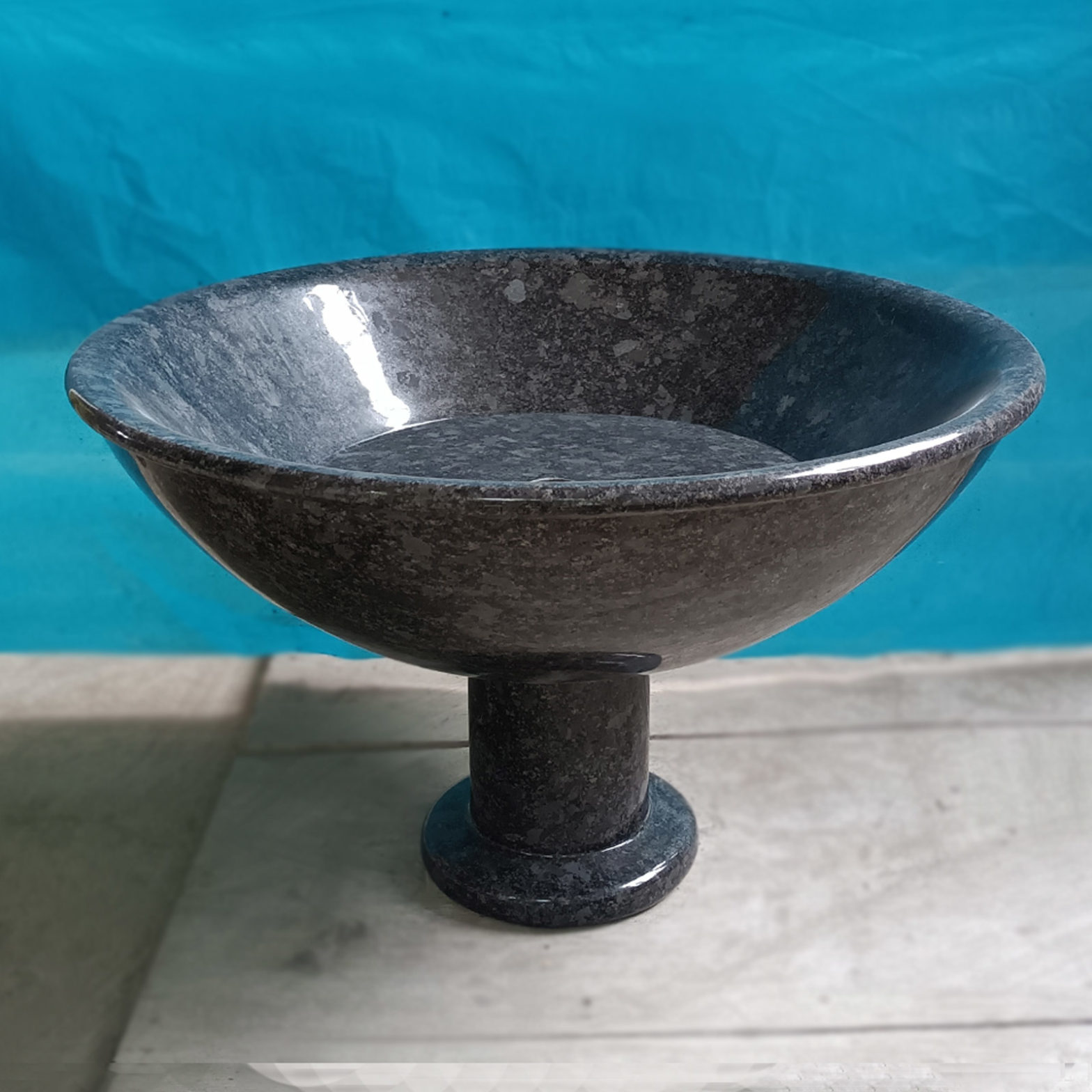 Fish pond of granite