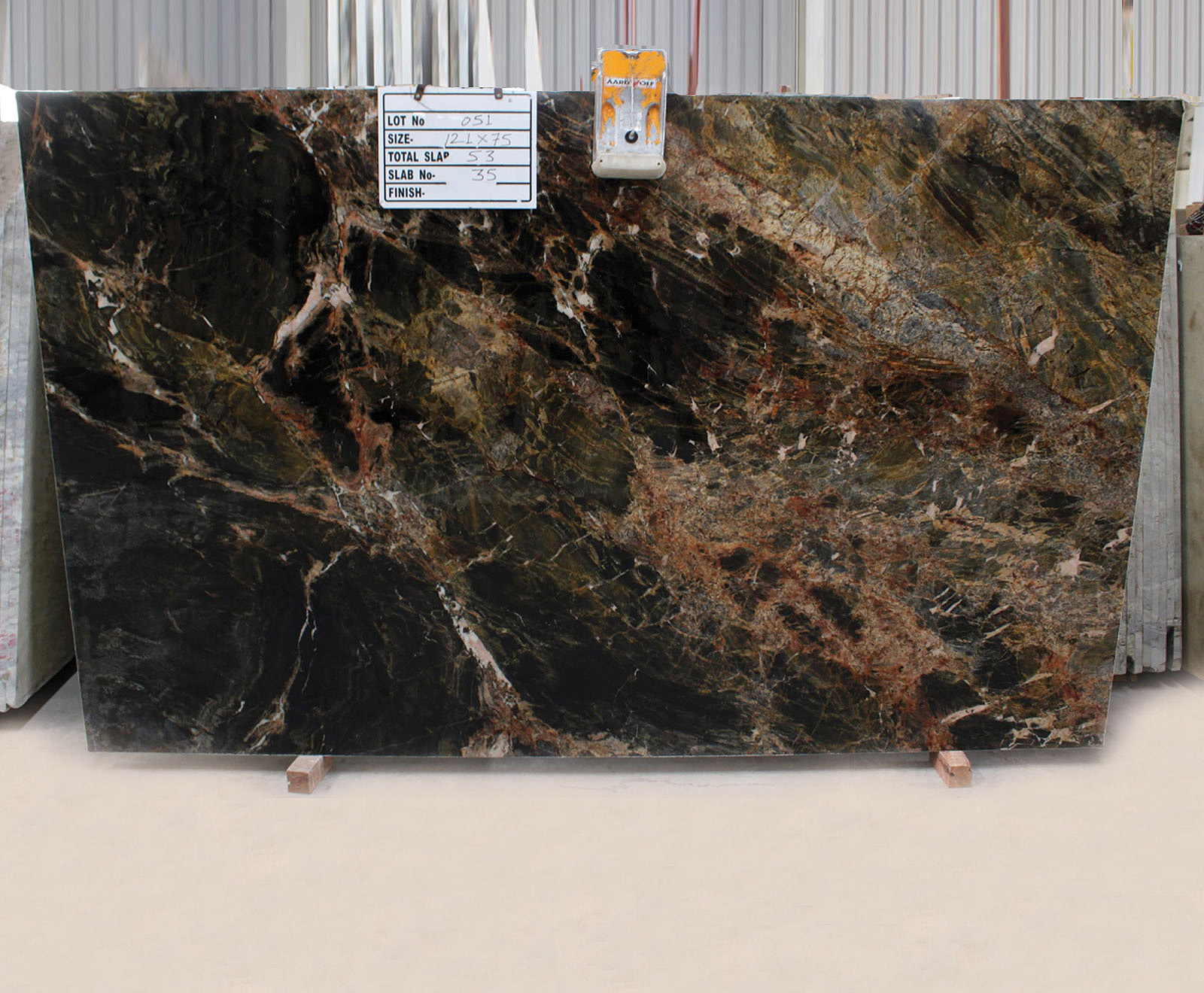 Donna grey granite gangsaw slab