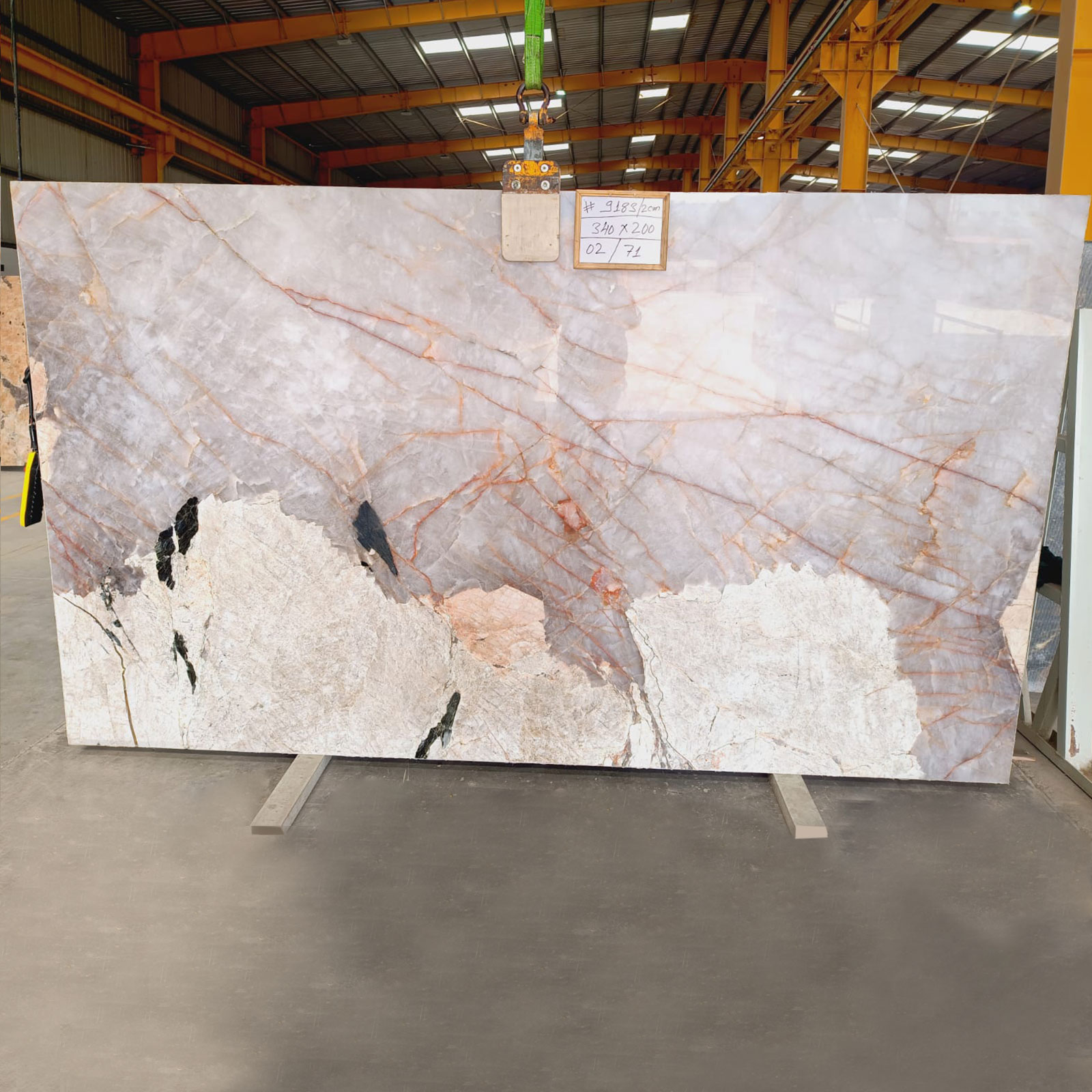 Patagonia quartzite gangsaw slab