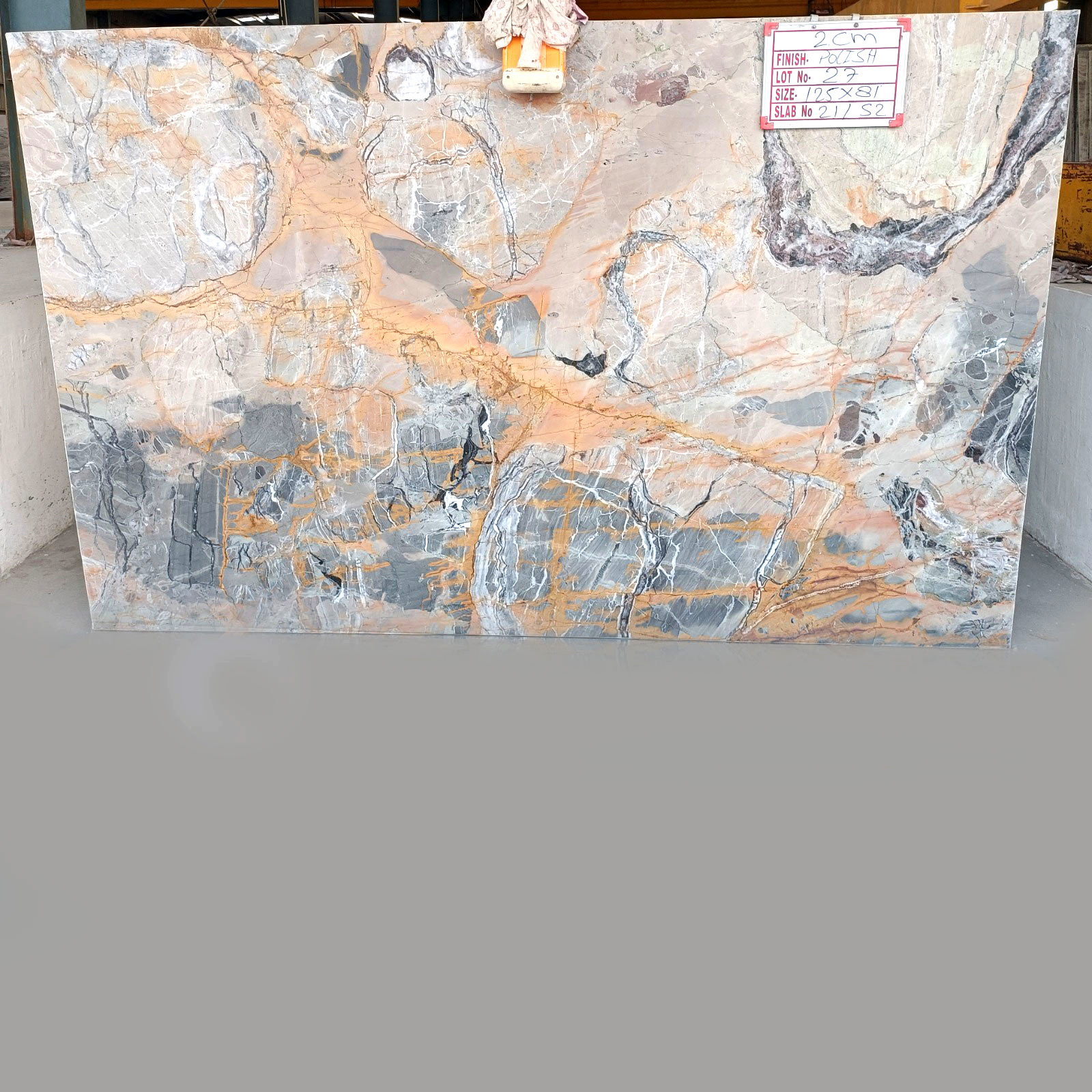 Mango gangsaw slab