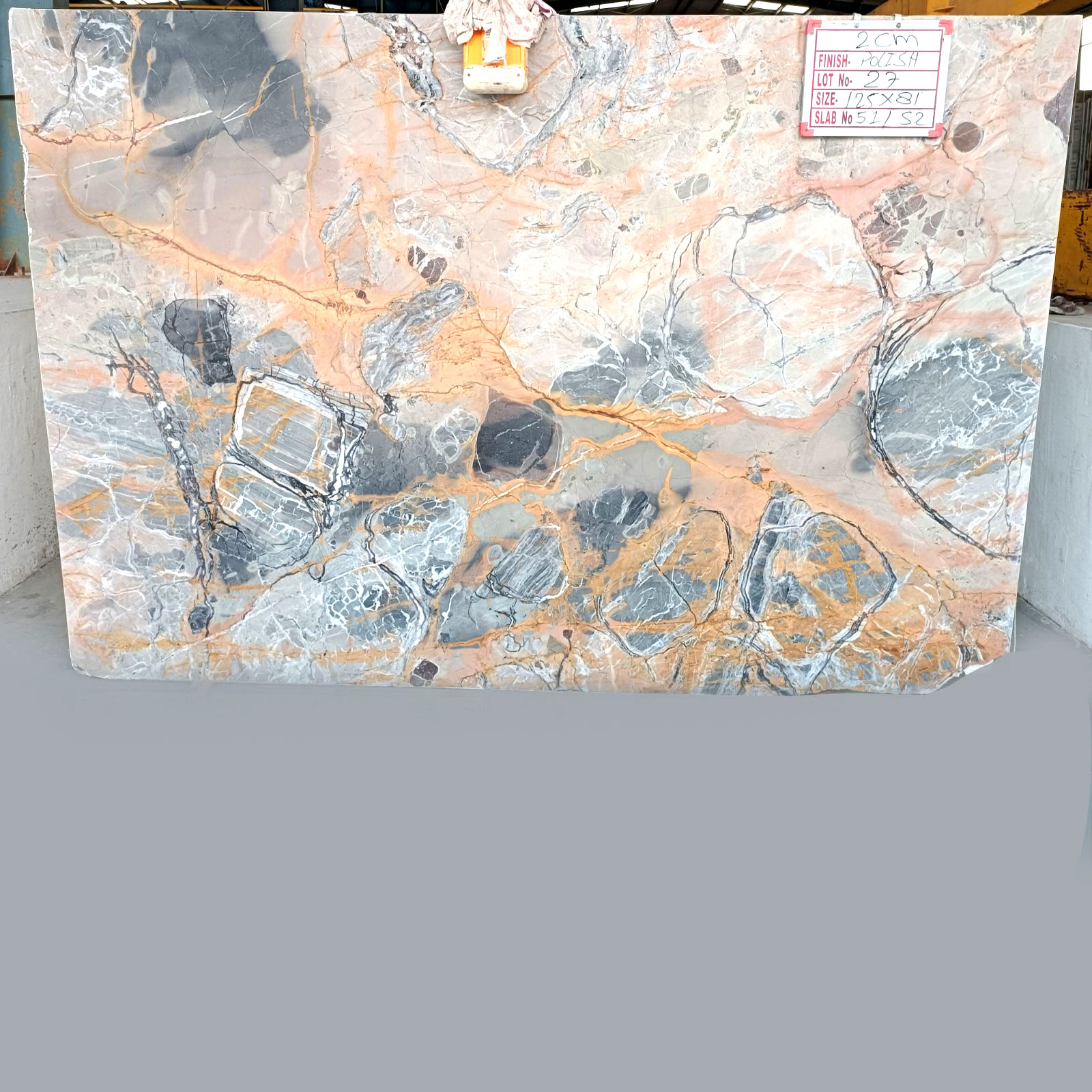 Mango granite slab