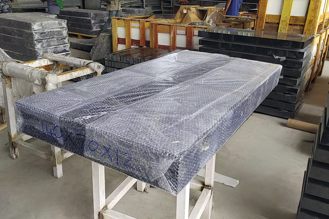 Granite monument wrapping