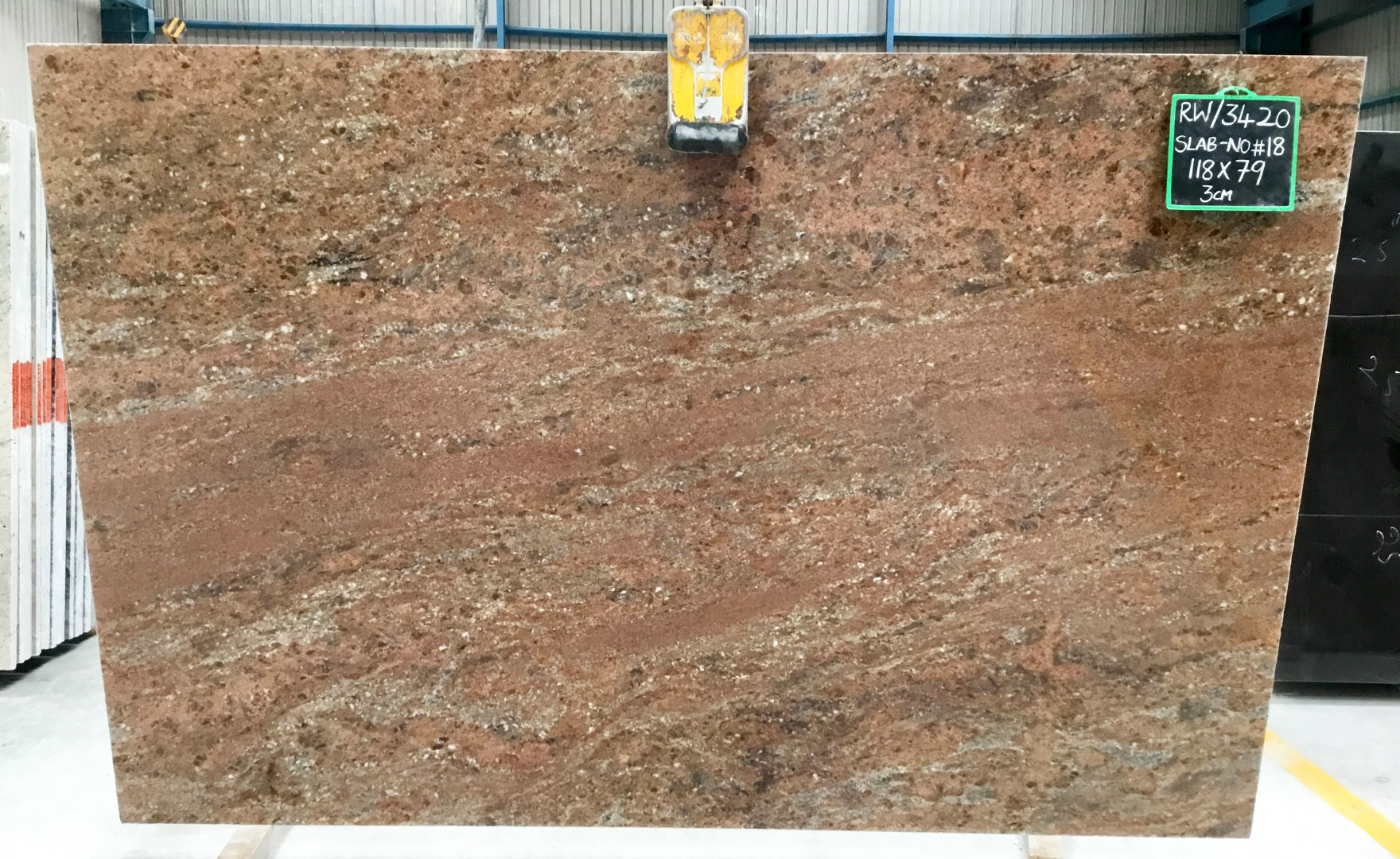 Rose wood gangsaw slab