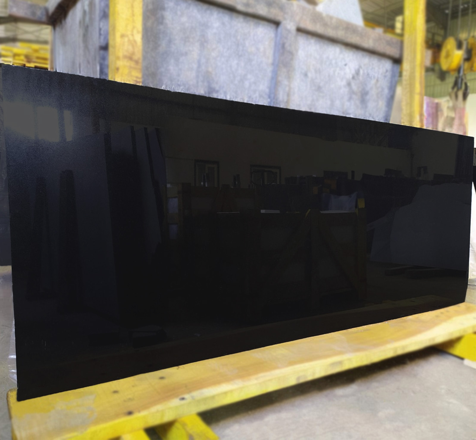 Absolute black granite cutter slabs