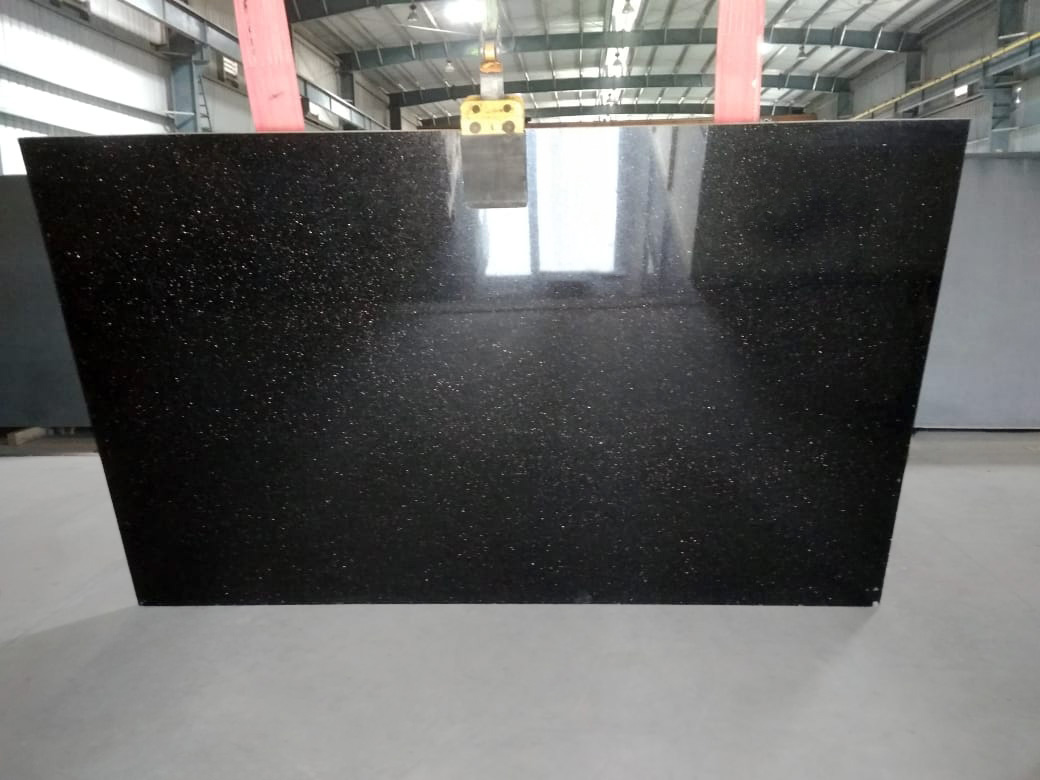 Black galaxy granite