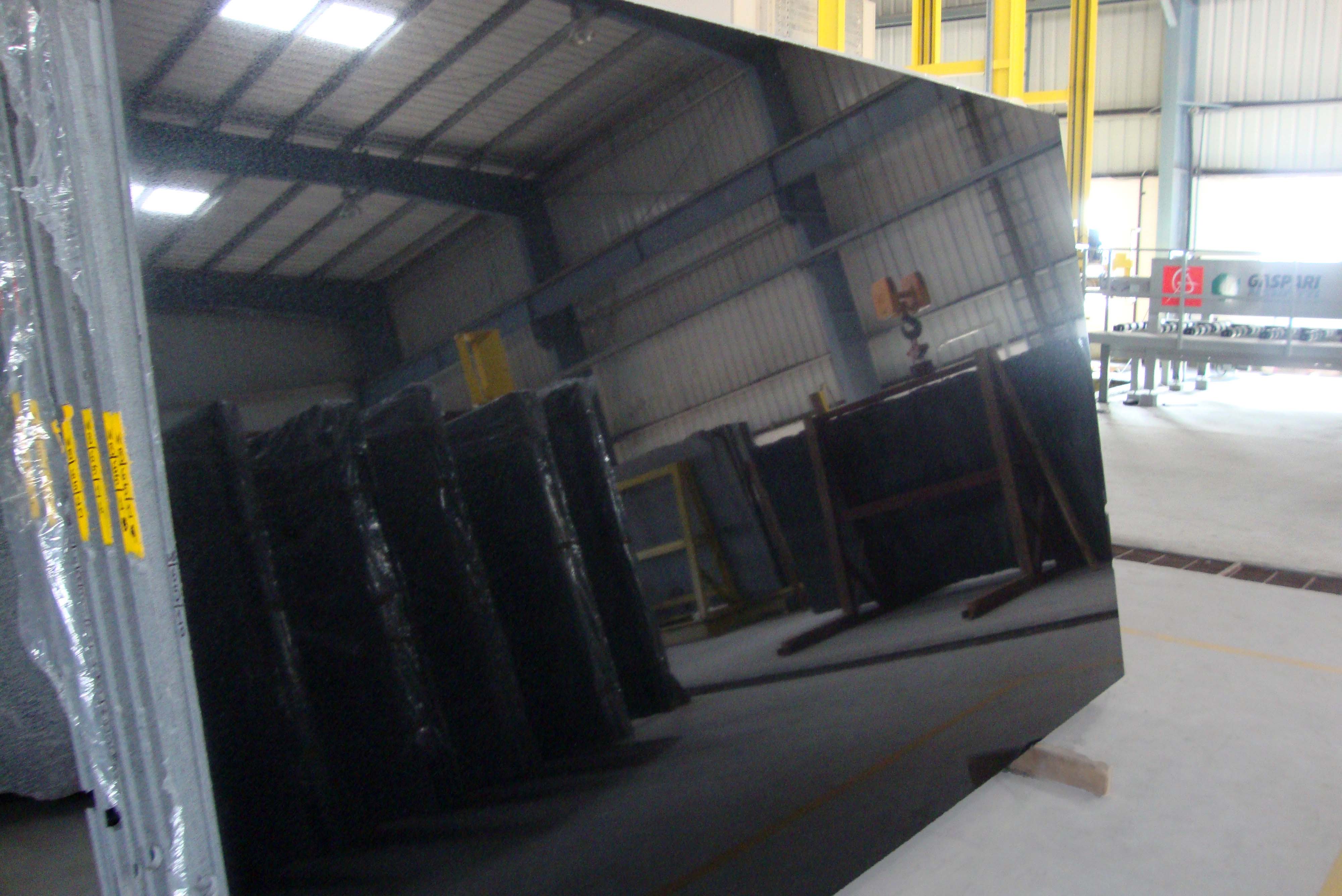 Black premium granite slab