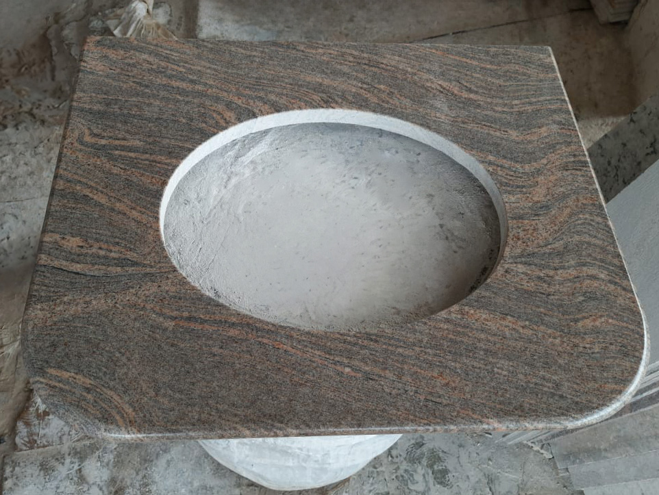 Colombo juprana granite bathroom countertop