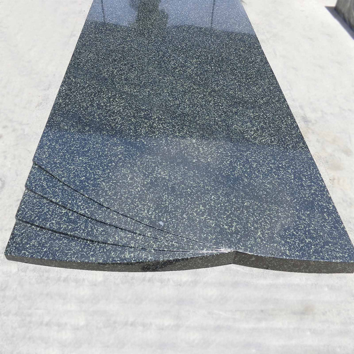 Hassan green granite countertop