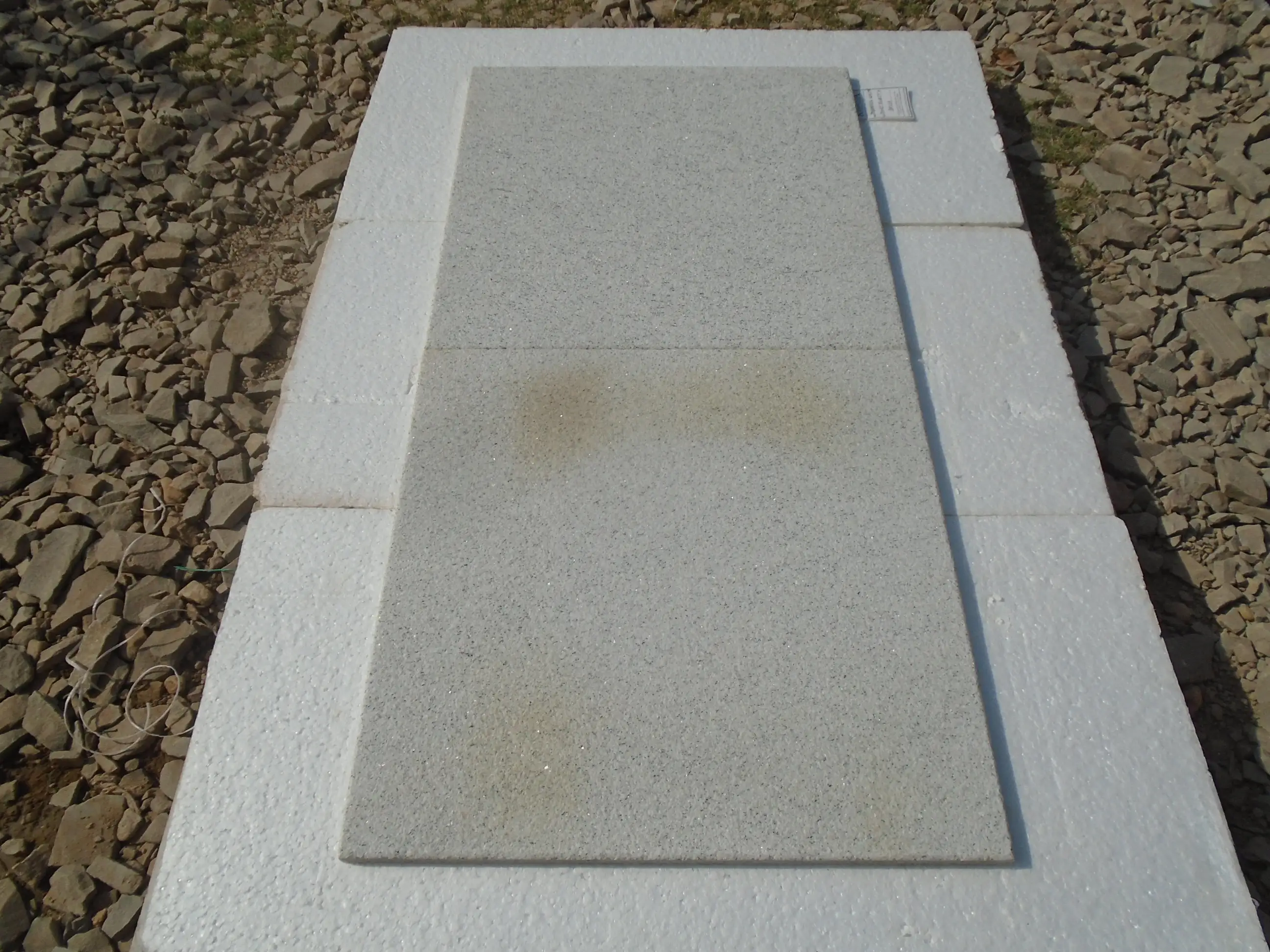 Imperial white shotblast brushed