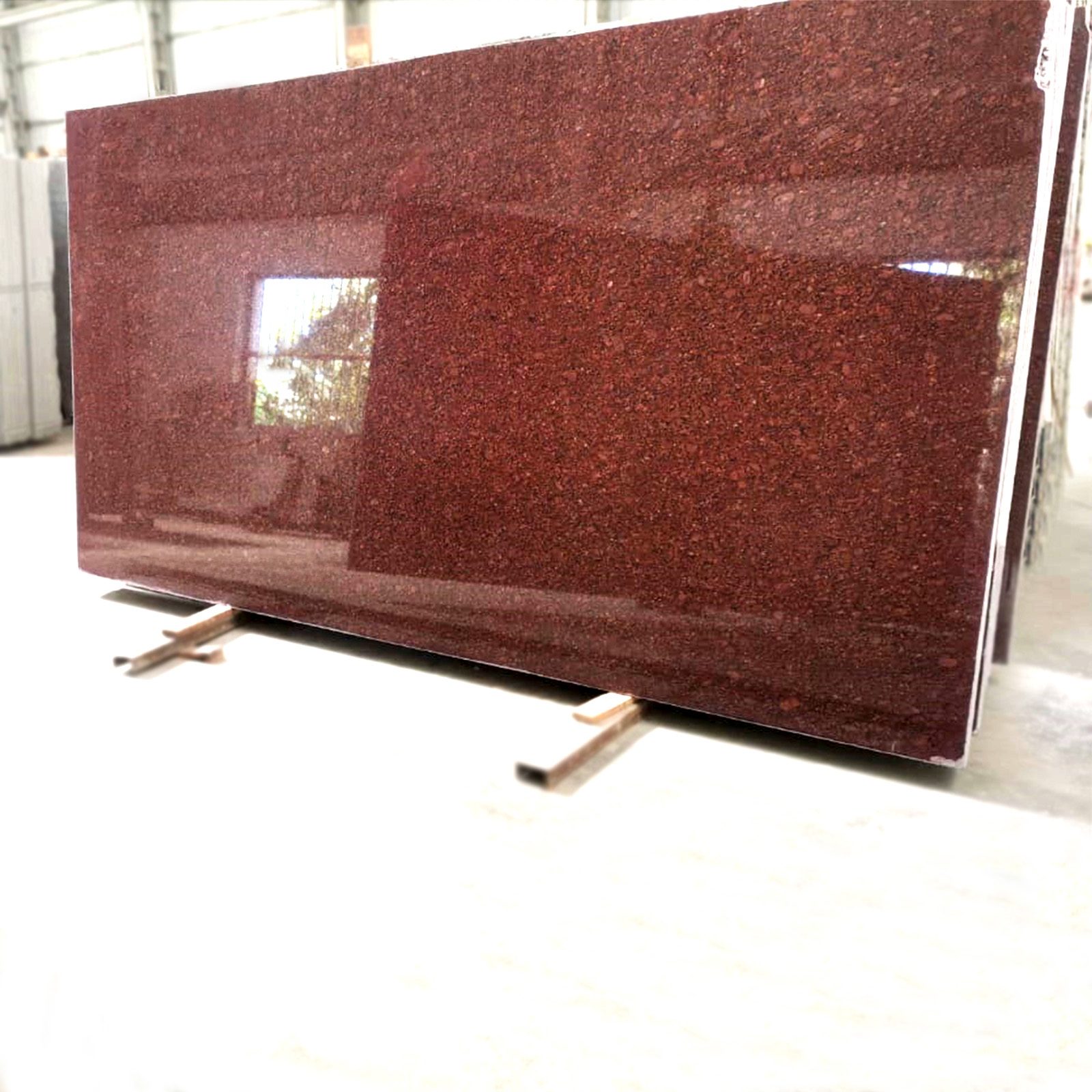 New imperial red granite slab