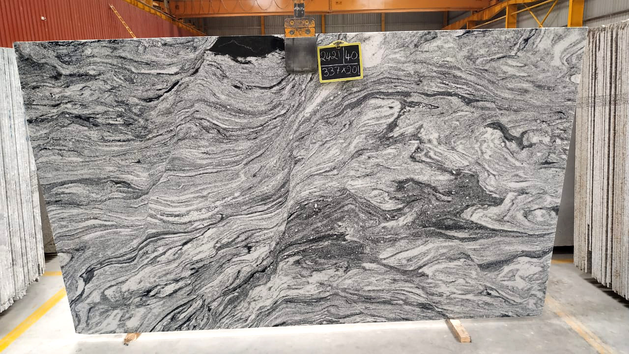 Viscon white gangsaw slab