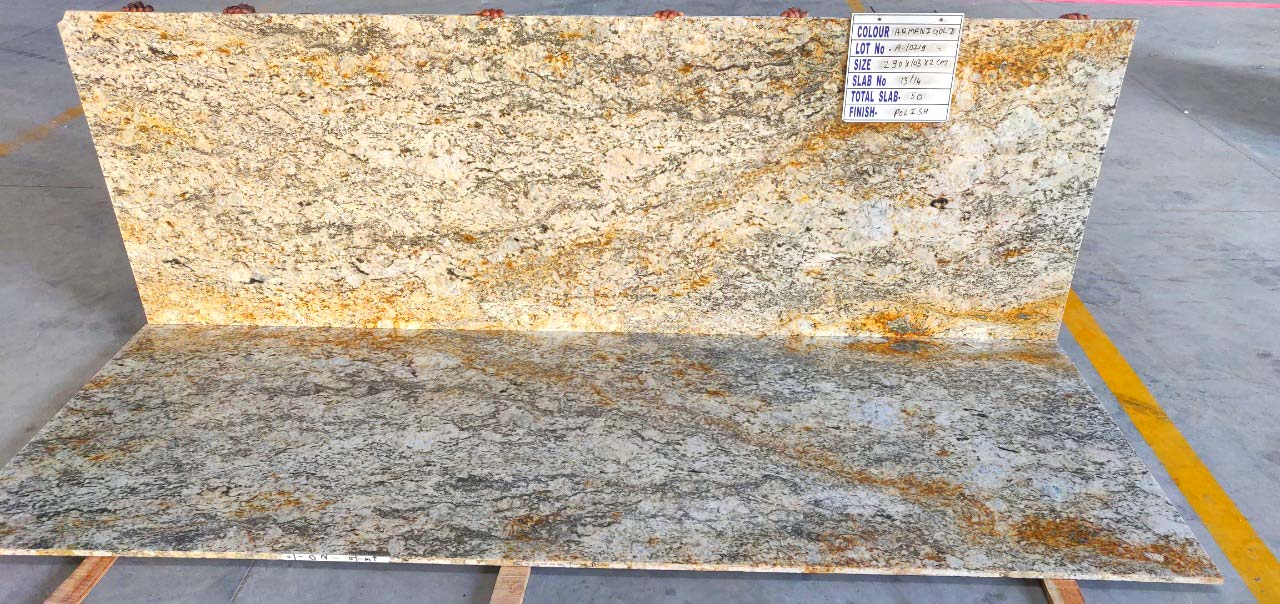Armani gold granite cutterslab