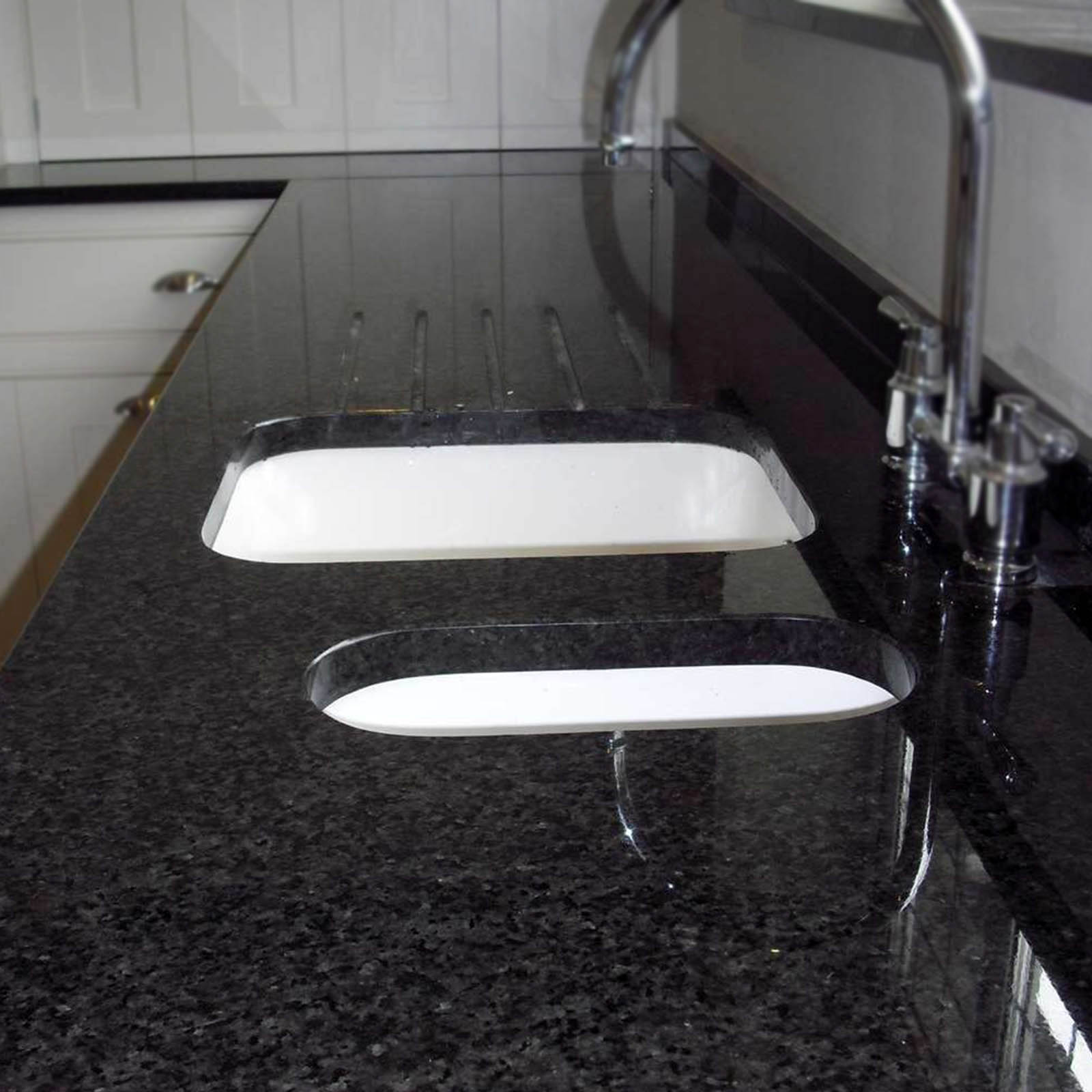 Black galaxy granite counter top