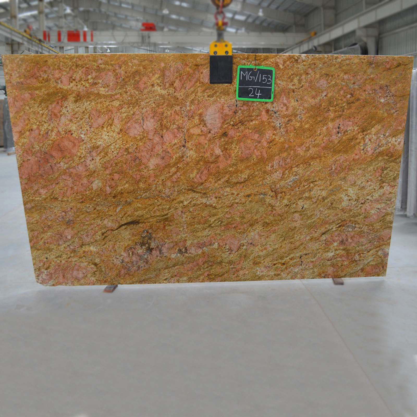 Imperial gold granite gangsaw slab