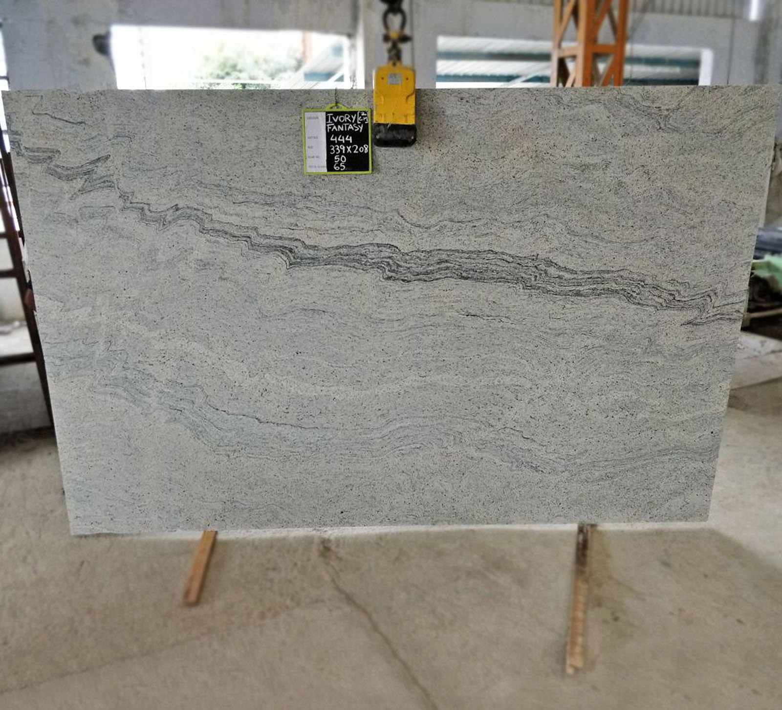 Ivory fantasy granite gangsaw slab