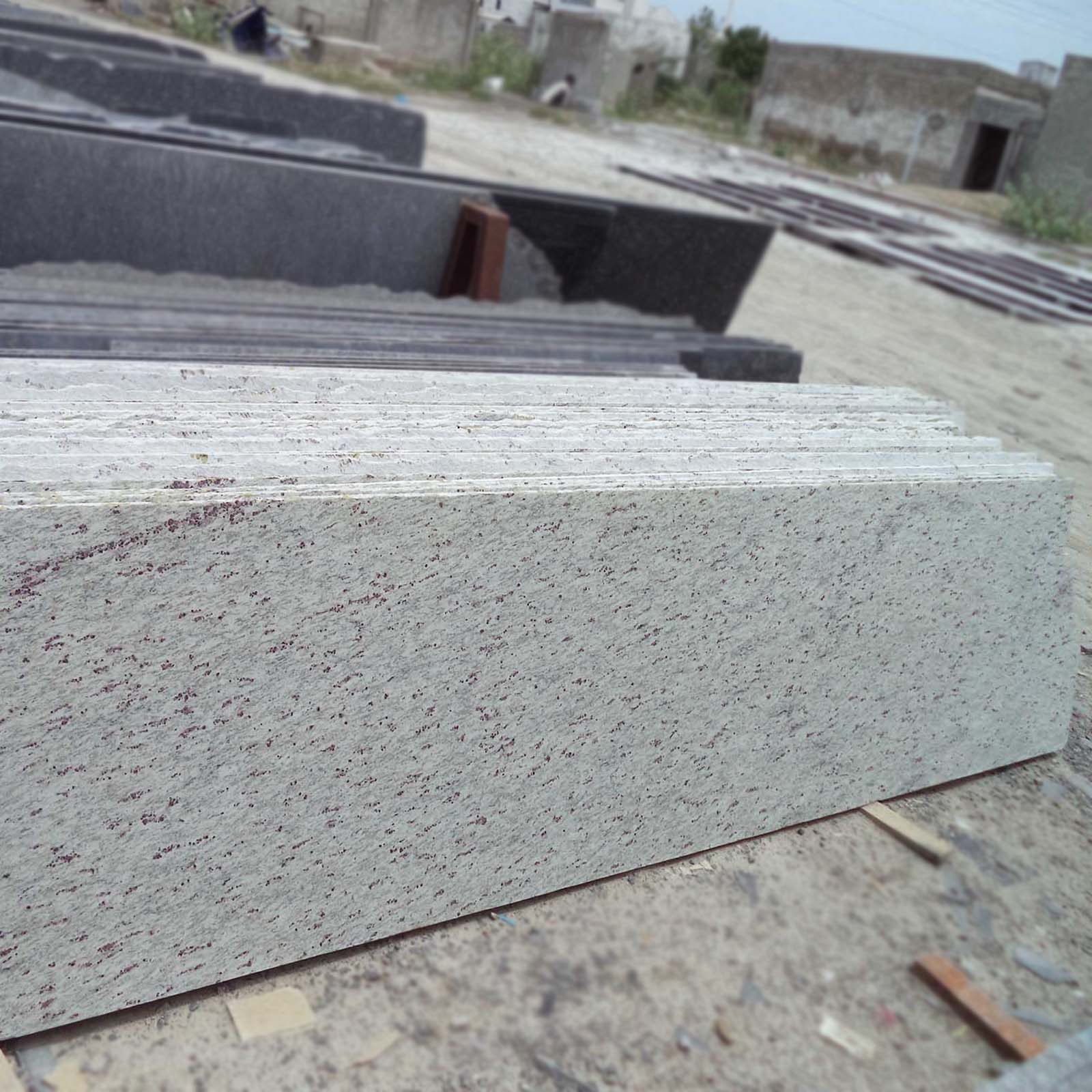 Moon white granite cutter slab