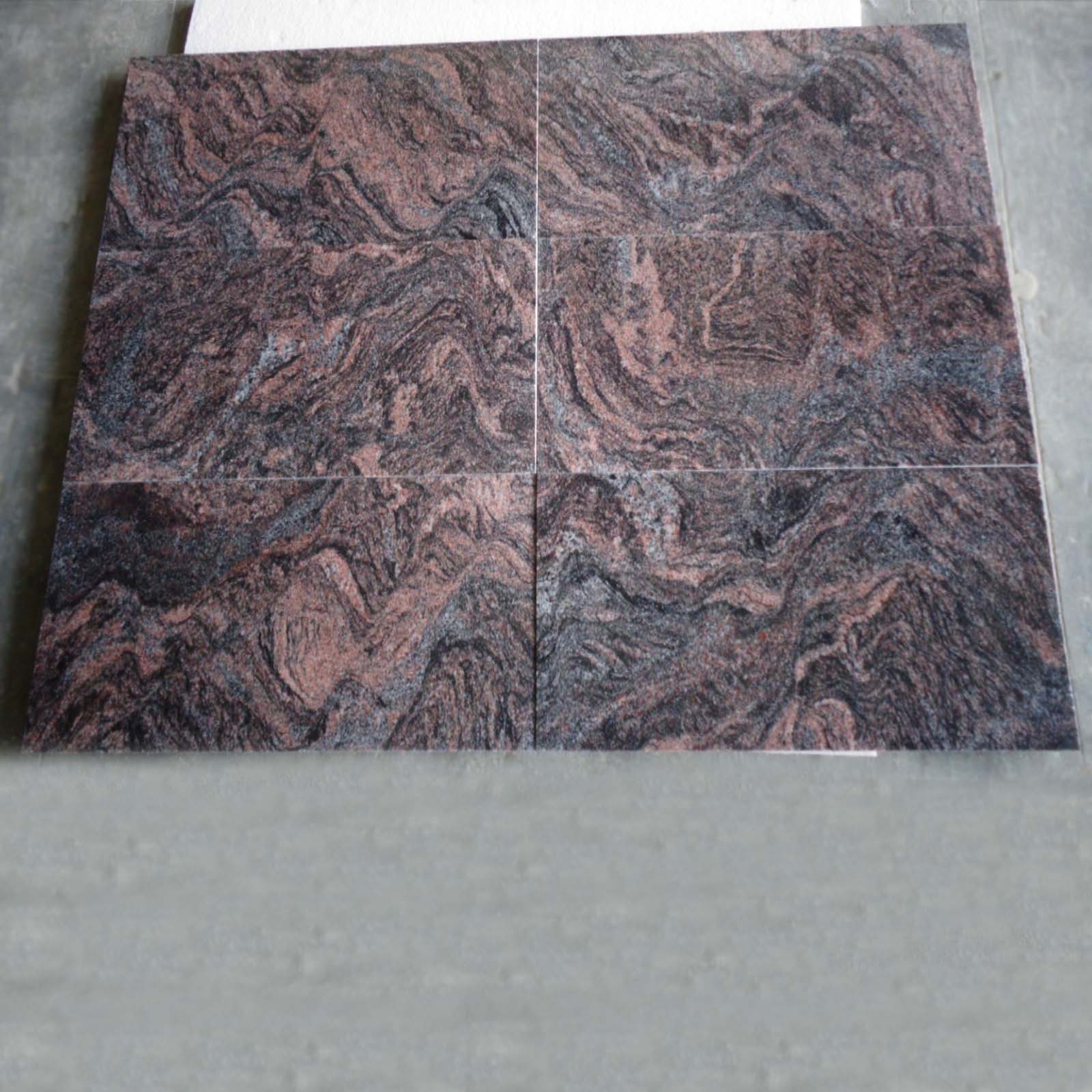 Romantic pink granite tiles