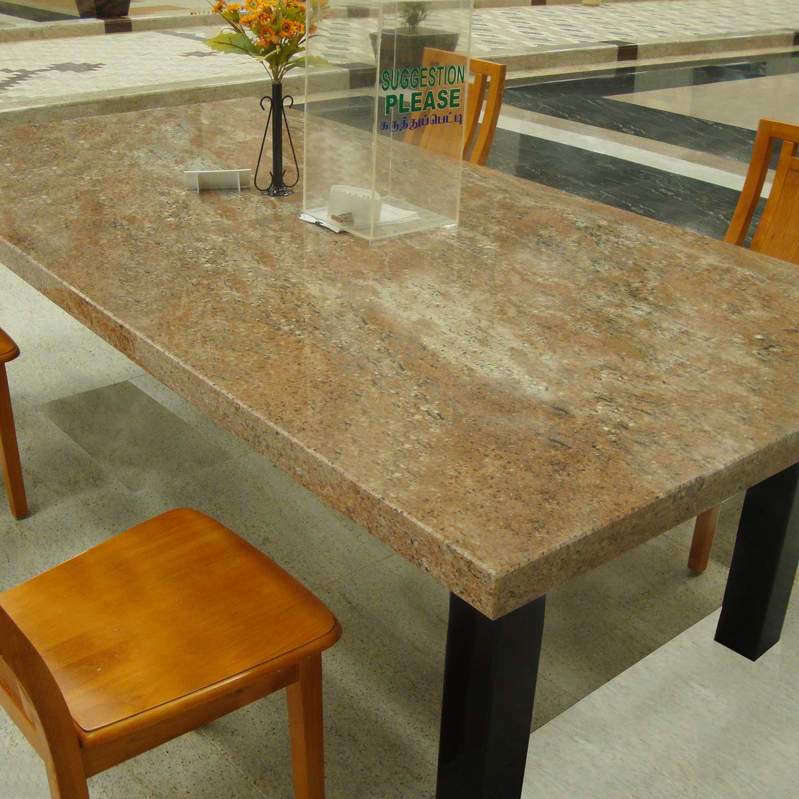 Rose wood granite countertop