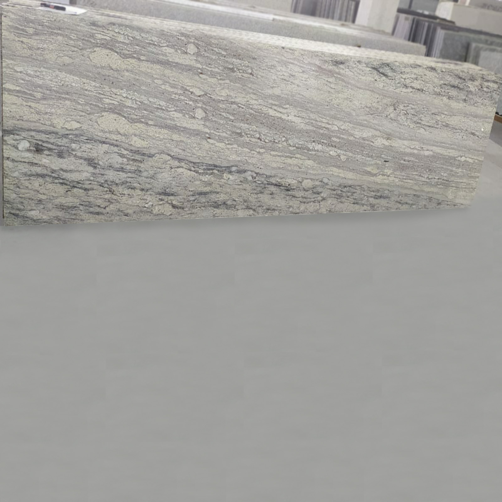 Thunder white granite cutter slab