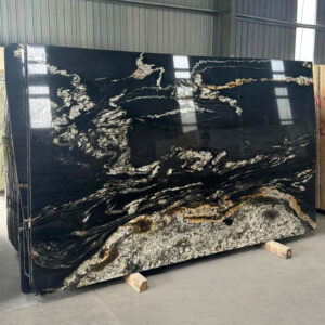 Titanium Gold Granite Gangsaw Slabs Manufacturer & Exporter in India
