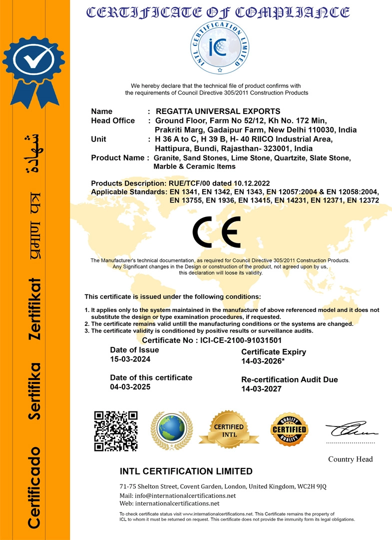 CE Certificate