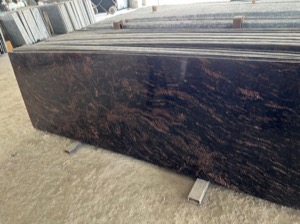 Silky Brown Granite Gangsaw Slabs Manufacturer & Exporter in India