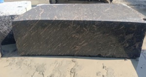 Silky Brown Granite Rough Block