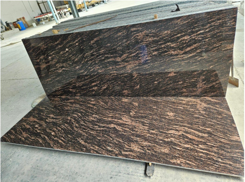 Silky brown granite